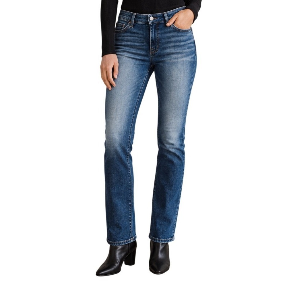 BKE Medium Wash Blue Denim Payton Mid Rise Classic Skinny Jeans 26x32